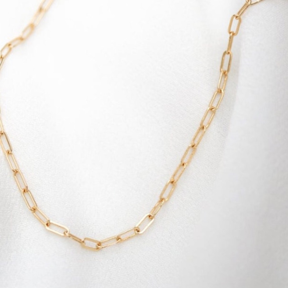 🖇Insta necklace paperclip chain choker necklace - Picture 3 of 3